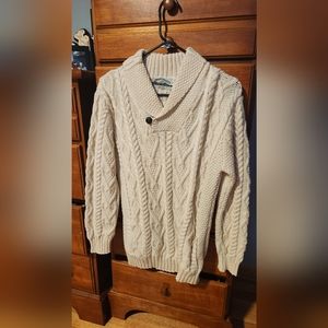 Aran crafts Irish wool sweater
